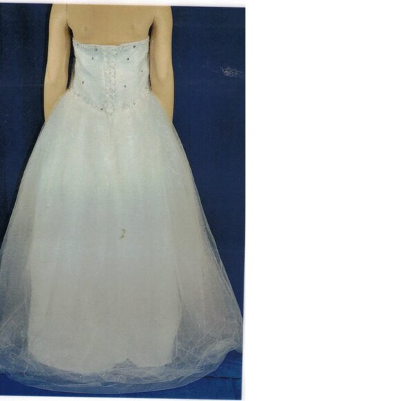 COPY - AG.78 Price Reduced NWT   Wedding Dress	Br-306	 	Sequin Dress Embroider … - Picture 9 of 10